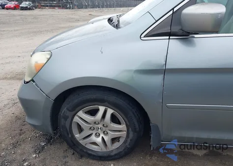 2005 Honda Odyssey Ex z USA, uszkodzony, nr VIN 5FNRL38415B035632